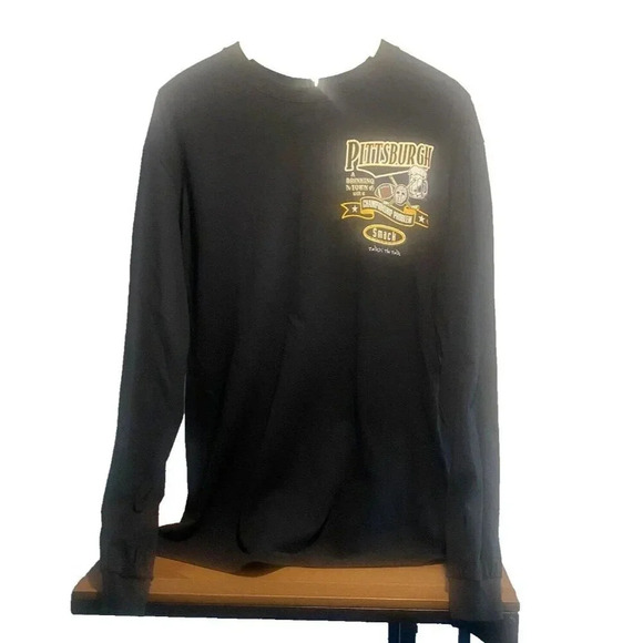 Smack Apparel Other - Pittsburgh a Drinking Town with a Championship Problem Long Sleeve T Shirt Sz Lg